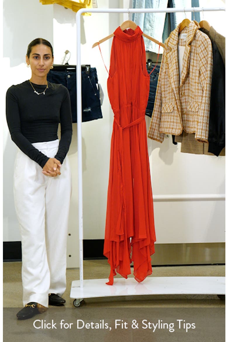 Handkerchief Hem Midi Dress video