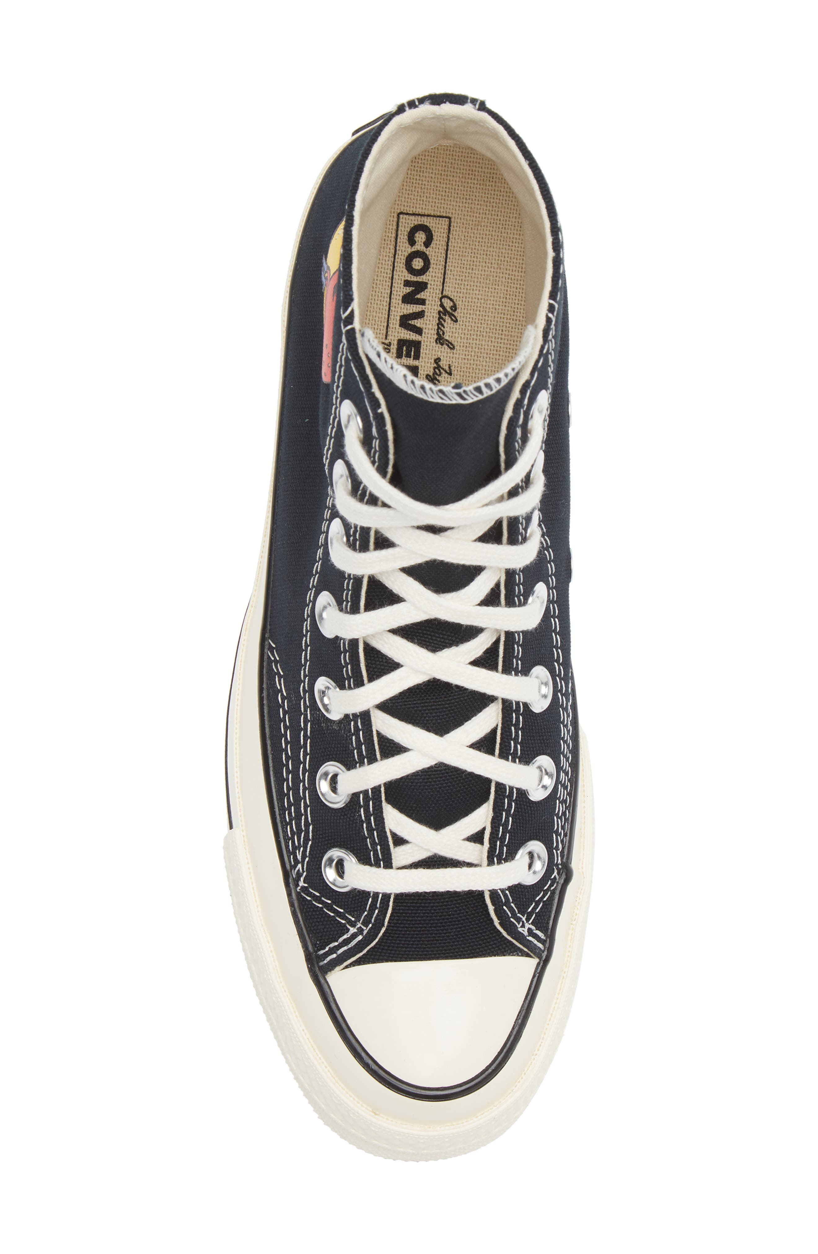 Sky High Farm Workwear x Converse Chuck Taylor<sup>®</sup> All Star<sup>®</sup> Strawberry & Moon High Top Sneaker, Alternate, color, 