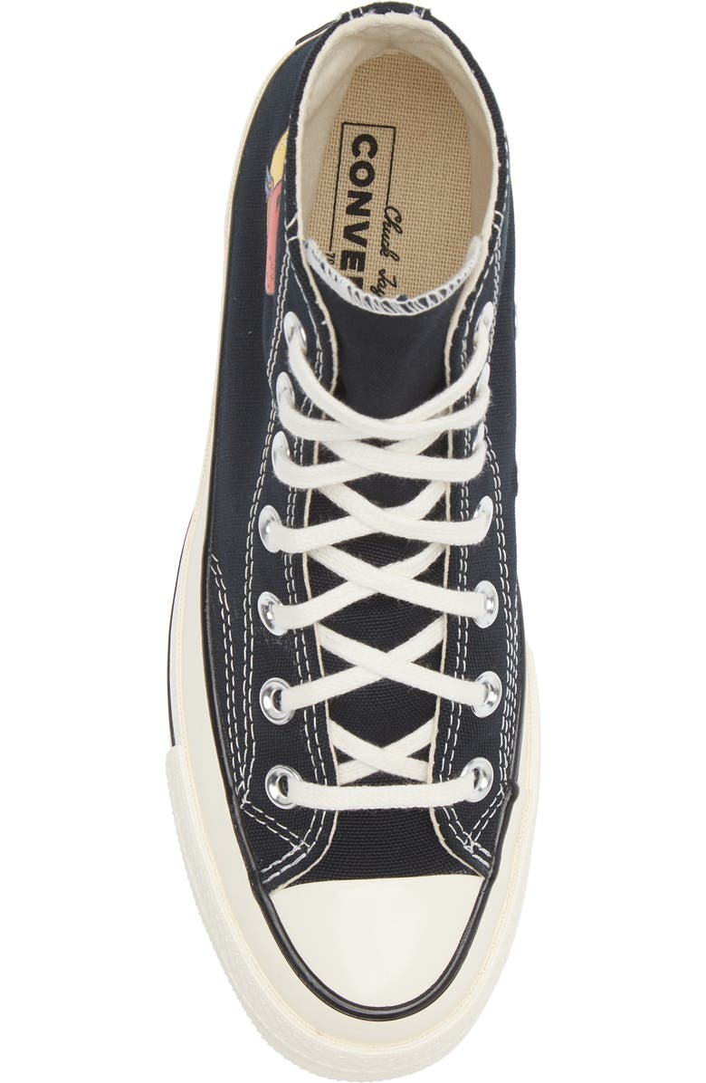 Sky High Farm Workwear x Converse Chuck Taylor<sup>®</sup> All Star<sup>®</sup> Strawberry & Moon High Top Sneaker, Alternate, color,