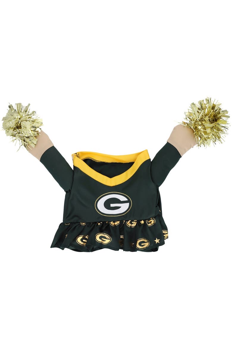 Green Bay Packers Cheer Dog Costume, Alternate, color, Green
