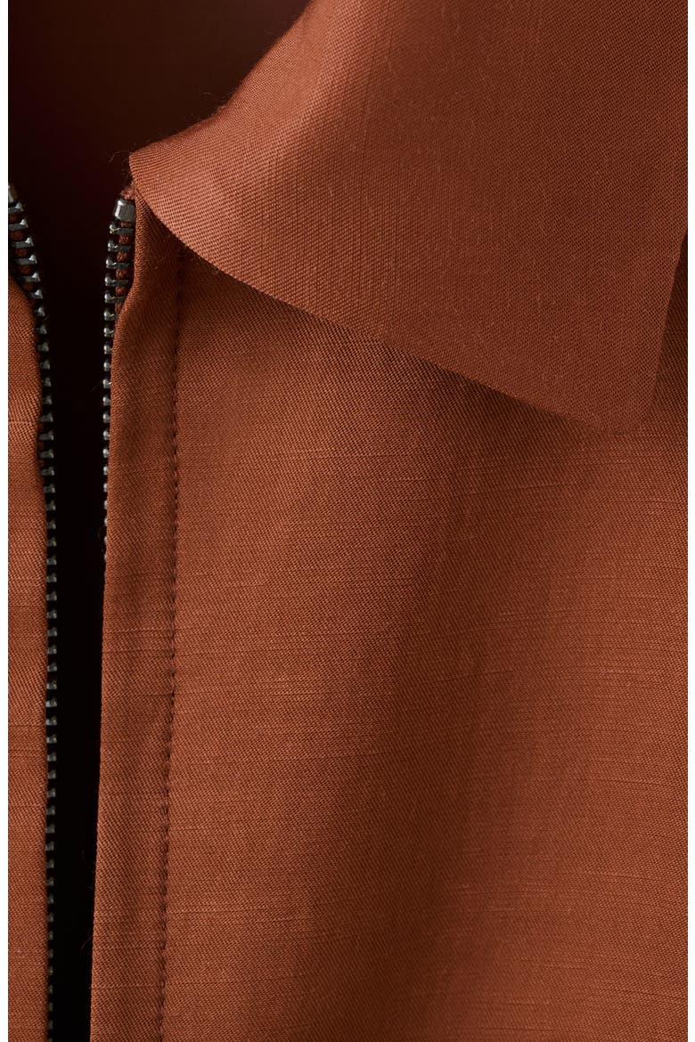 Zip Jacket, Alternate, color, RUSSET