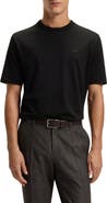 BOSS Taut Solid Cotton Logo T-Shirt