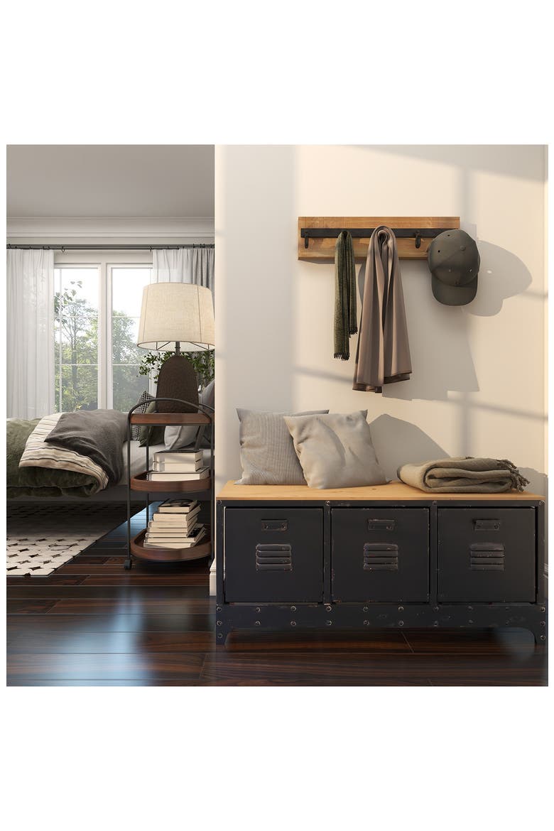 Wall Hook, Alternate, color, BROWN