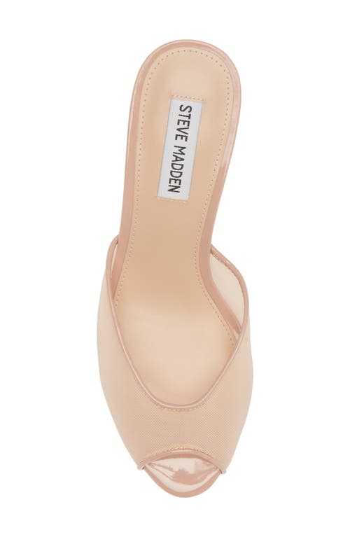 Steve Madden Rowe Peep Toe Sandal In Brown