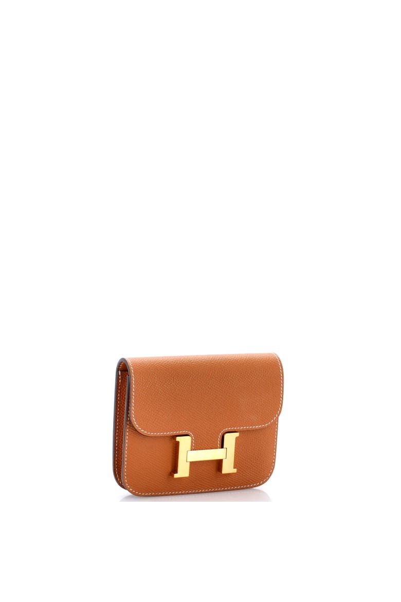 Constance Slim Wallet Epsom, Alternate, color, Toffee