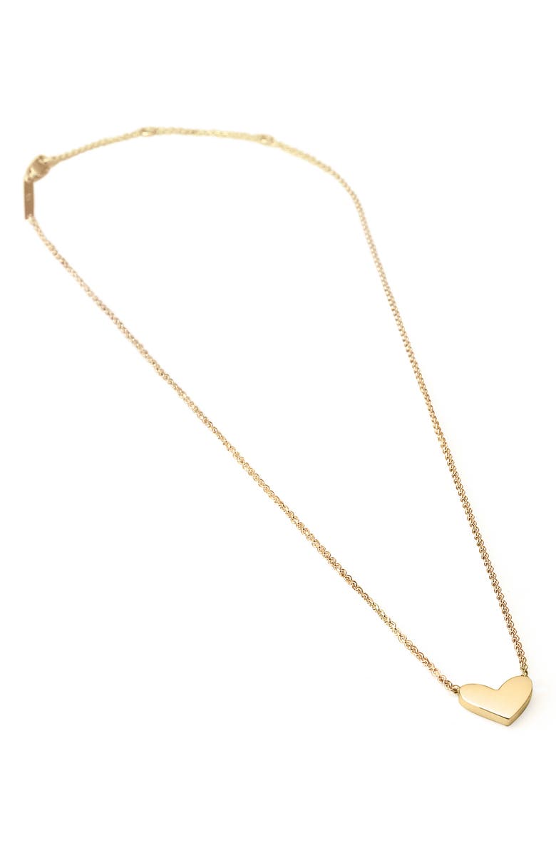 Kendra Scott Ari 18K Gold Vermeil Heart Pendant Necklace, Alternate, color, 