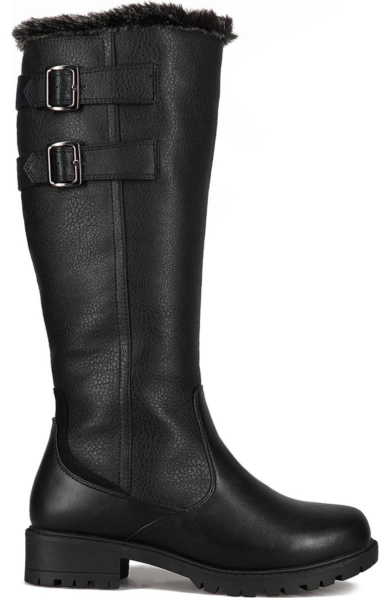 AQUATHERM BY SANTANA CANADA Poppy Waterproof Faux Fur Tall Snow Boot, Alternate, color,