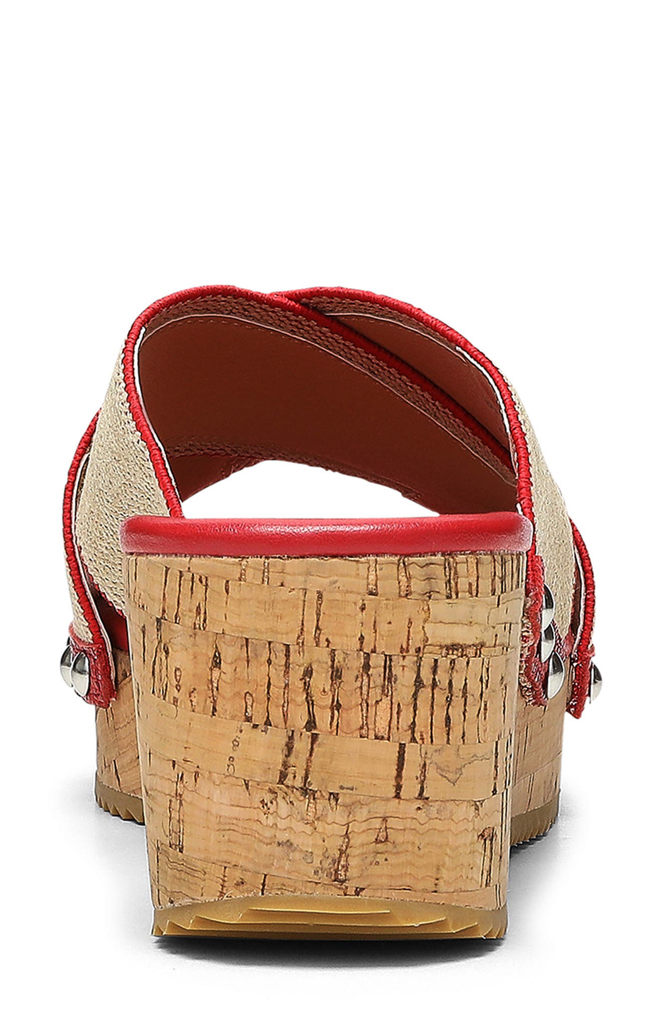 Donald Pliner Summer Platform Wedge Sandal, Alternate, color, Tomato