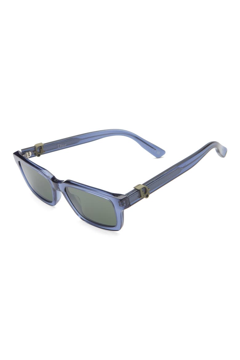 Oblique S5I Rectangular Sunglasses, Alternate, color, BLUE/ OTHER / GREEN