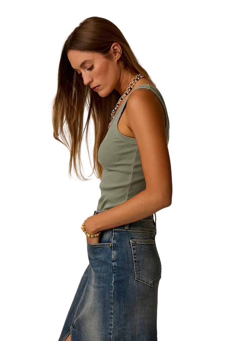Ever Rib Tank, Alternate, color, Fatigue
