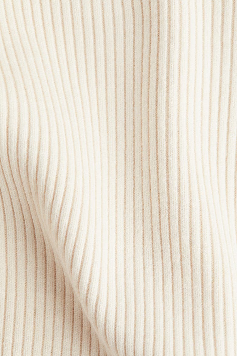 Rib-knit Top, Alternate, color, Light beige