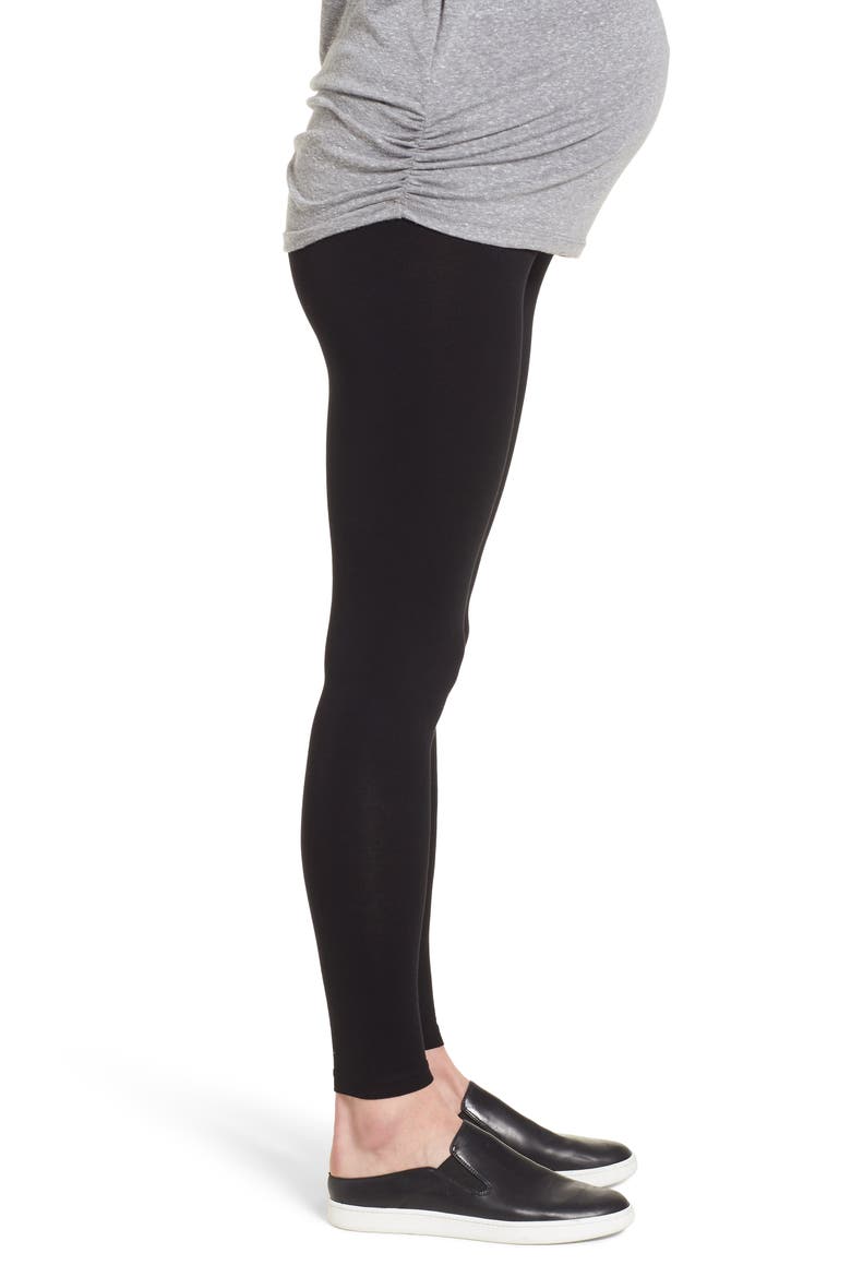 Kerrison Maternity Leggings, Alternate, color, CAVIAR BLACK