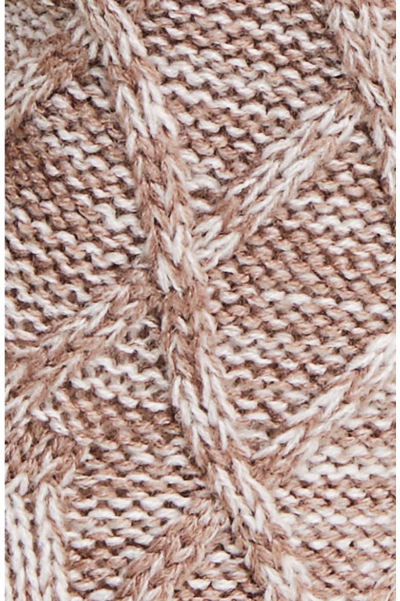 DeeDee Fleece Lined Quarter Crew Socks, Alternate, color, ALLSPICE / PINK CORAL