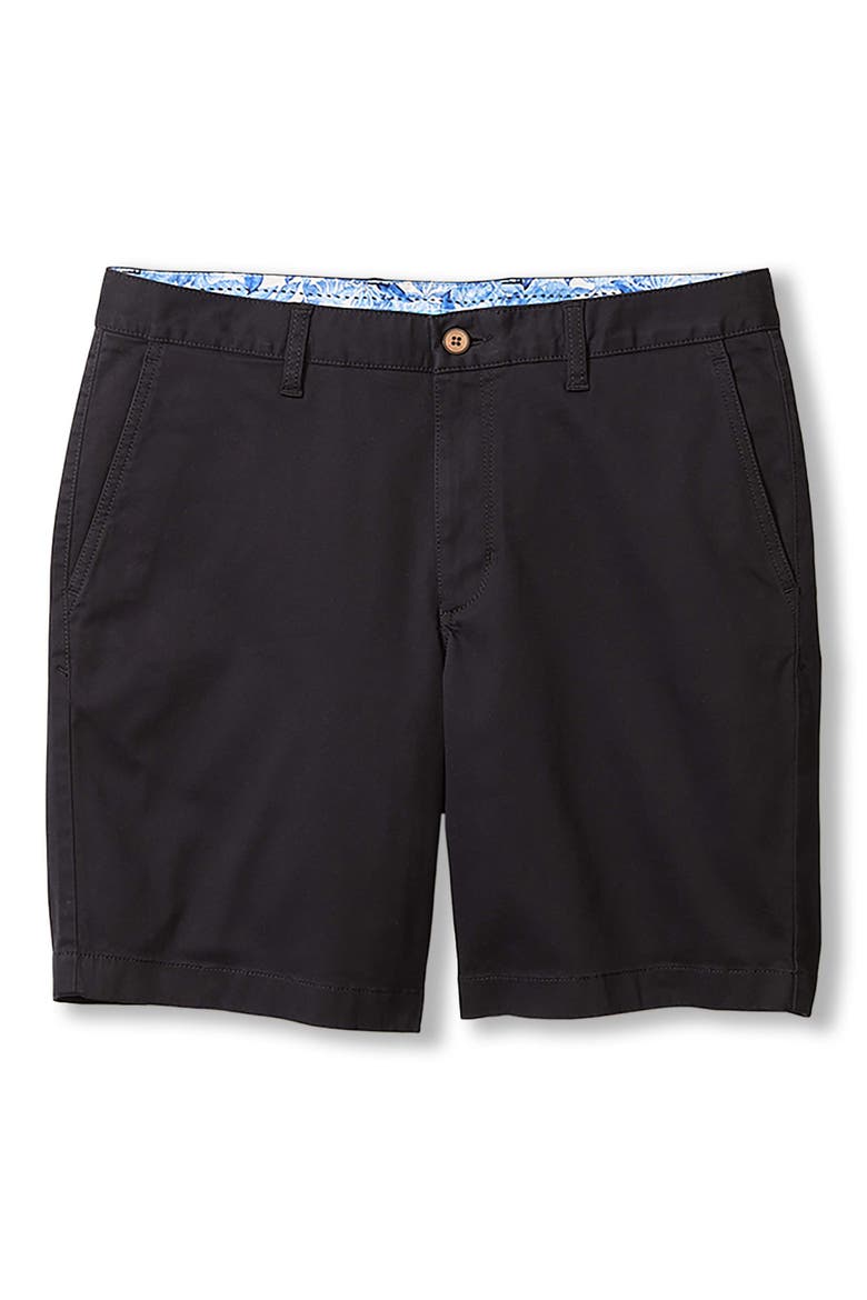 Boracay Chino Shorts, Alternate, color, BLACK