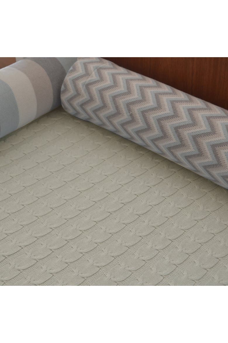 Crib Blanket, Alternate, color, Off White