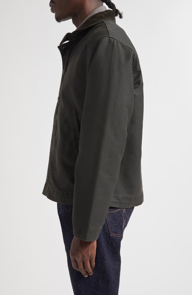 Jungle Cloth Bower Corduroy Collar Deck Jacket