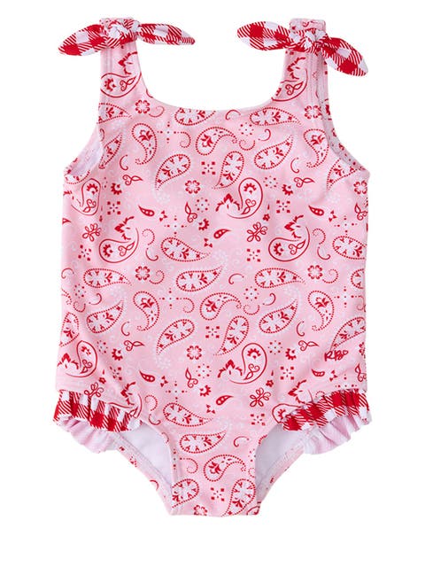 Baby Girls Upf50+ Tie Shoulder One Piece