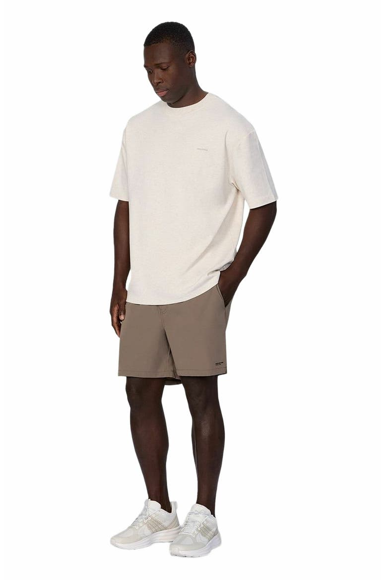 THE NEWPORT TEE, Alternate, color, CHALK MARLE
