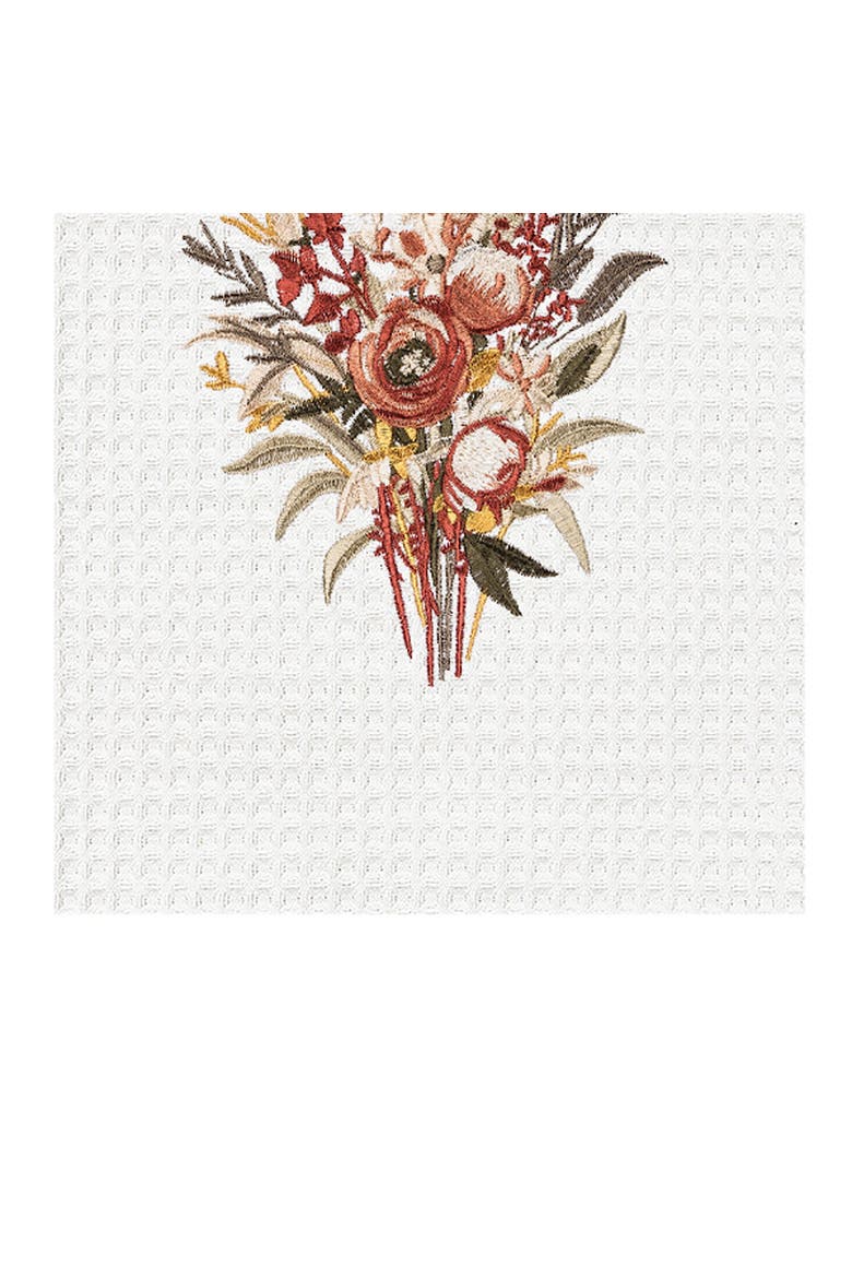 Fall Floral Flowers Daisy Cute Dishtowel Home Kitchen Drying Dish Towel All Seasons Fall Autumn Harvest Decor Decoration, Alternate, color, Pink