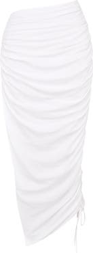 HOUSE OF CB Loie Ruched Slit Maxi Skirt