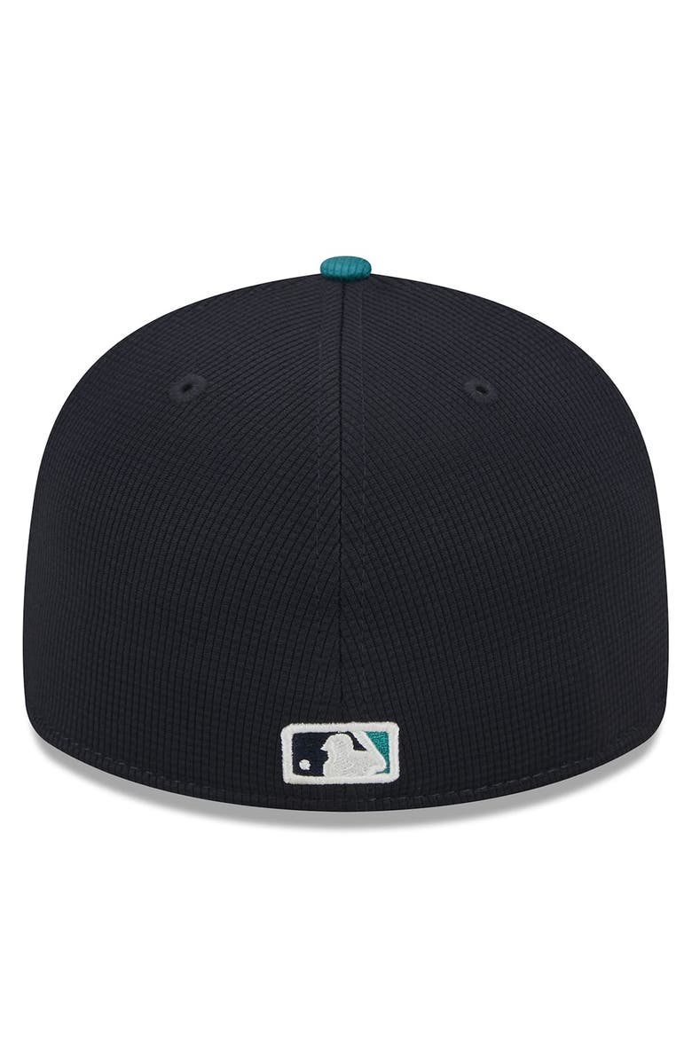 New Era Men's New Era Cream Seattle Mariners 2024 Batting Practice Low Profile 59FIFTY Fitted Hat, Alternate, color,