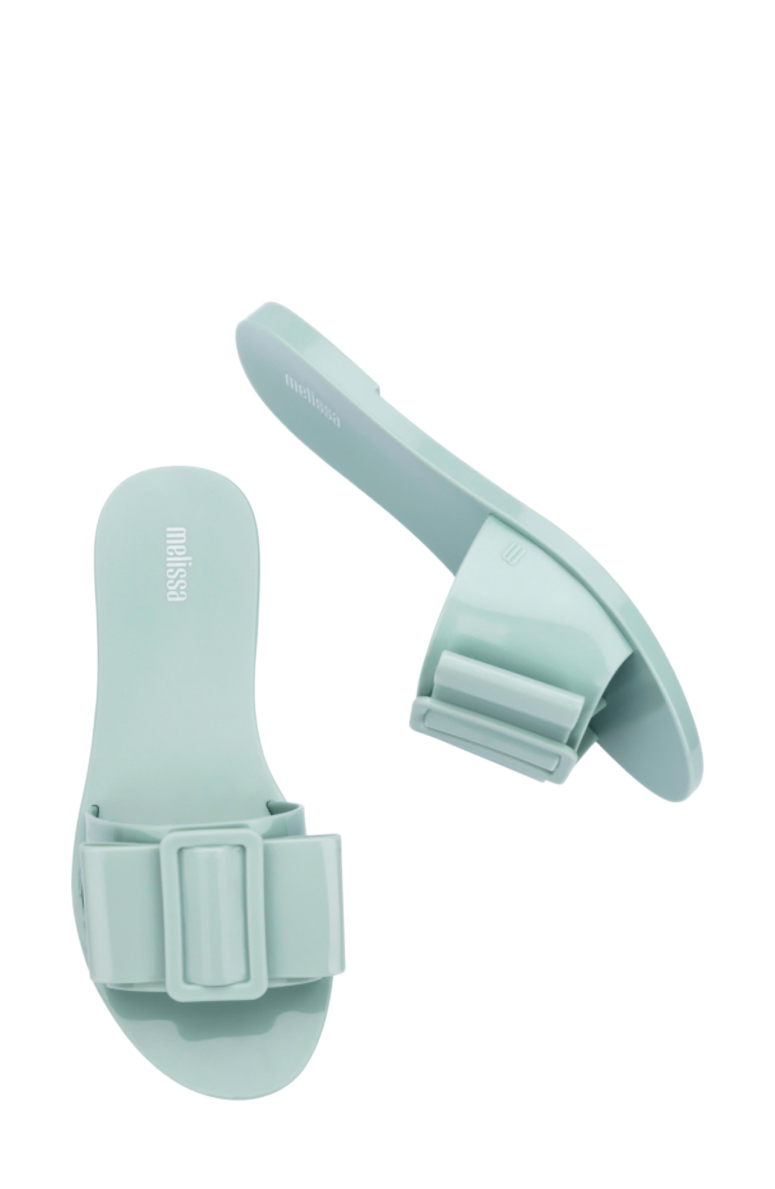 Babe Slide Sandal, Alternate, color, GREEN