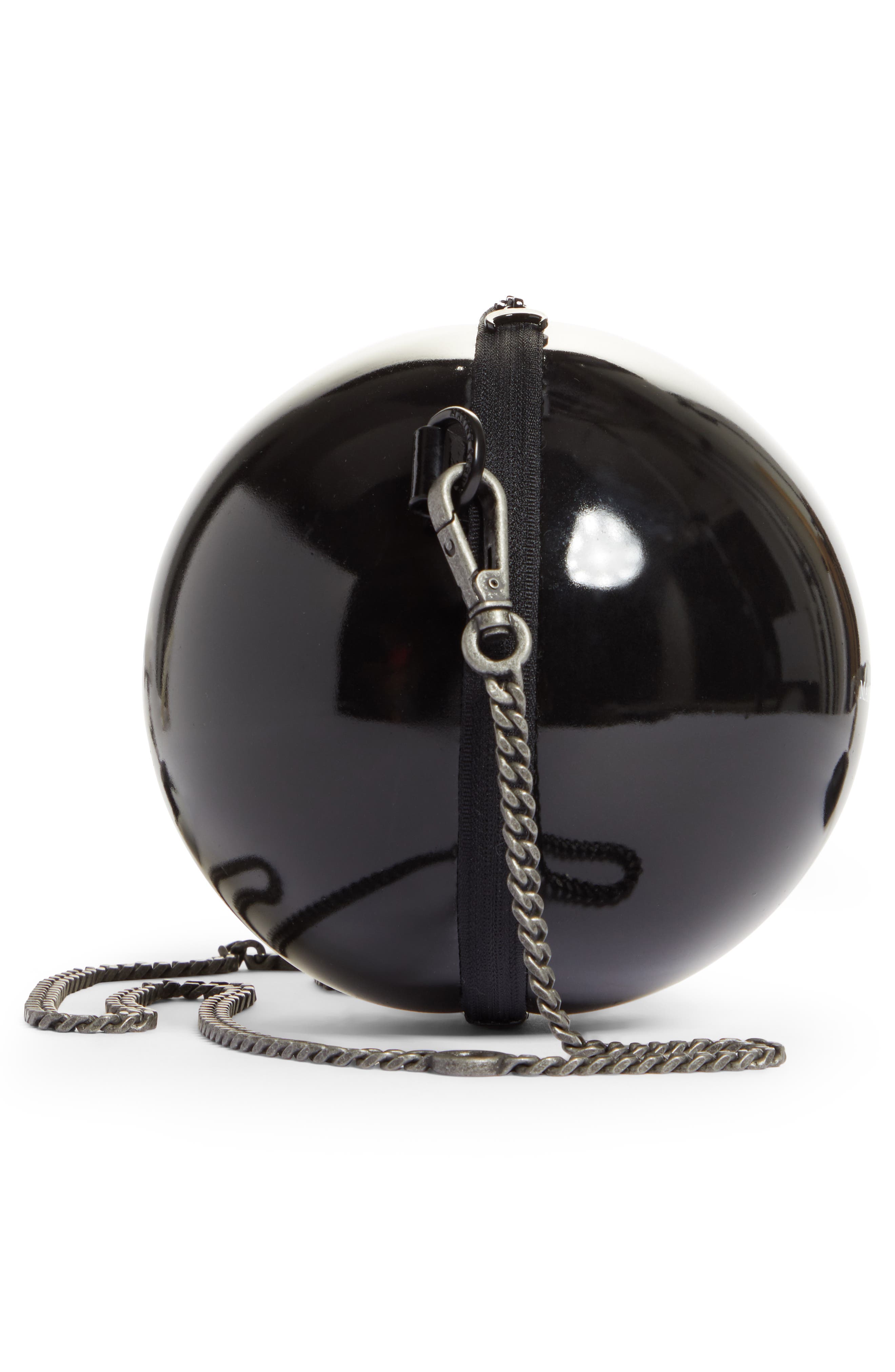 Marine Serre Mini Logo Ball Crossbody Bag, Alternate, color, 