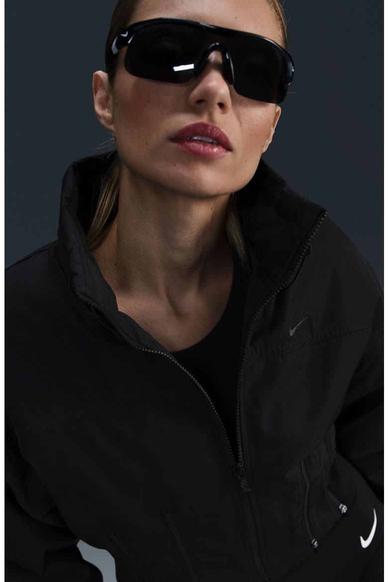 Sportswear Collection Repel Jacket, Alternate, color, BLACK/ WHITE