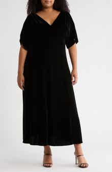 Chelsea28 Velvet V-Neck Maxi Dress