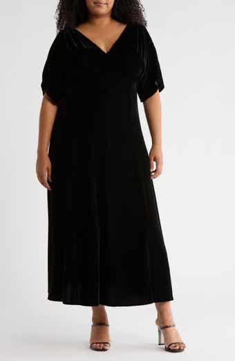 Chelsea28 Velvet V-Neck Maxi Dress