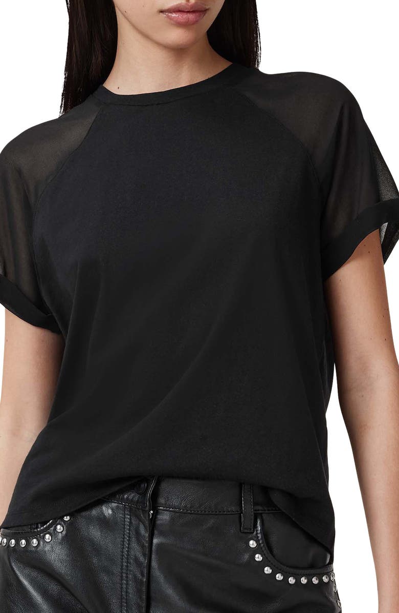 AllSaints Annie T-Shirt, Alternate, color,