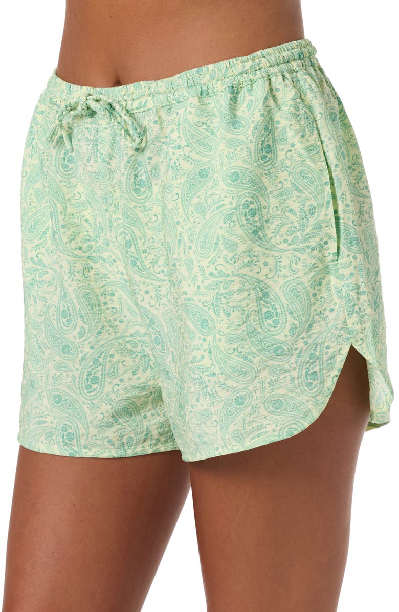 O'Neill Millie Paisley Shorts, Alternate, color, Citron