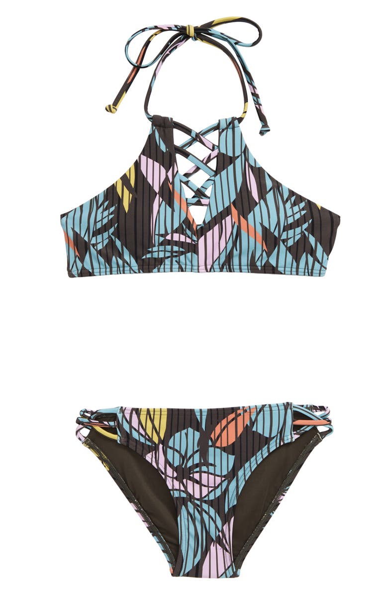 O'Neill Baylen Two-Piece Halter Swimsuit, Main, color, 