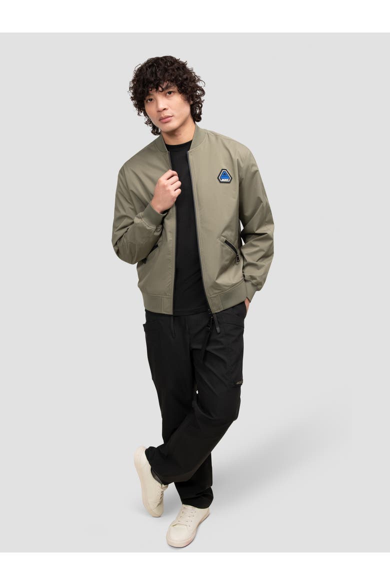 Oberon Tech Bomber Jacket, Main, color, Dusty Olive