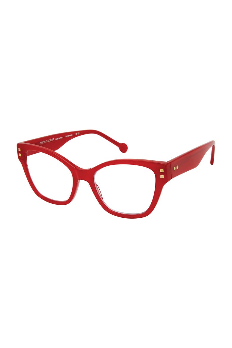 Serena Reading Glasses, Main, color, Lipstick Red