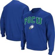 COLOSSEUM Men's Colosseum Royal Florida Gulf Coast Eagles Arch & Logo Pullover Sweatshirt