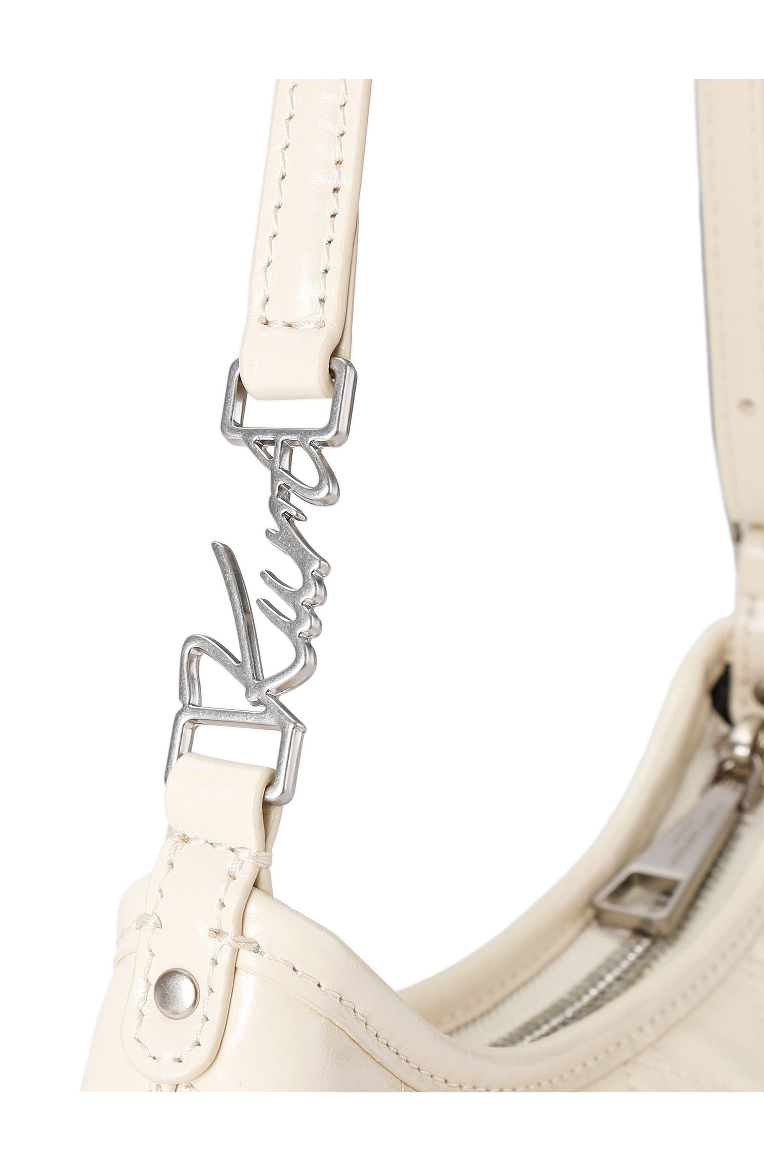 Kurt Sling Quilted Leather Shoulder Bag, Alternate, color, BONE