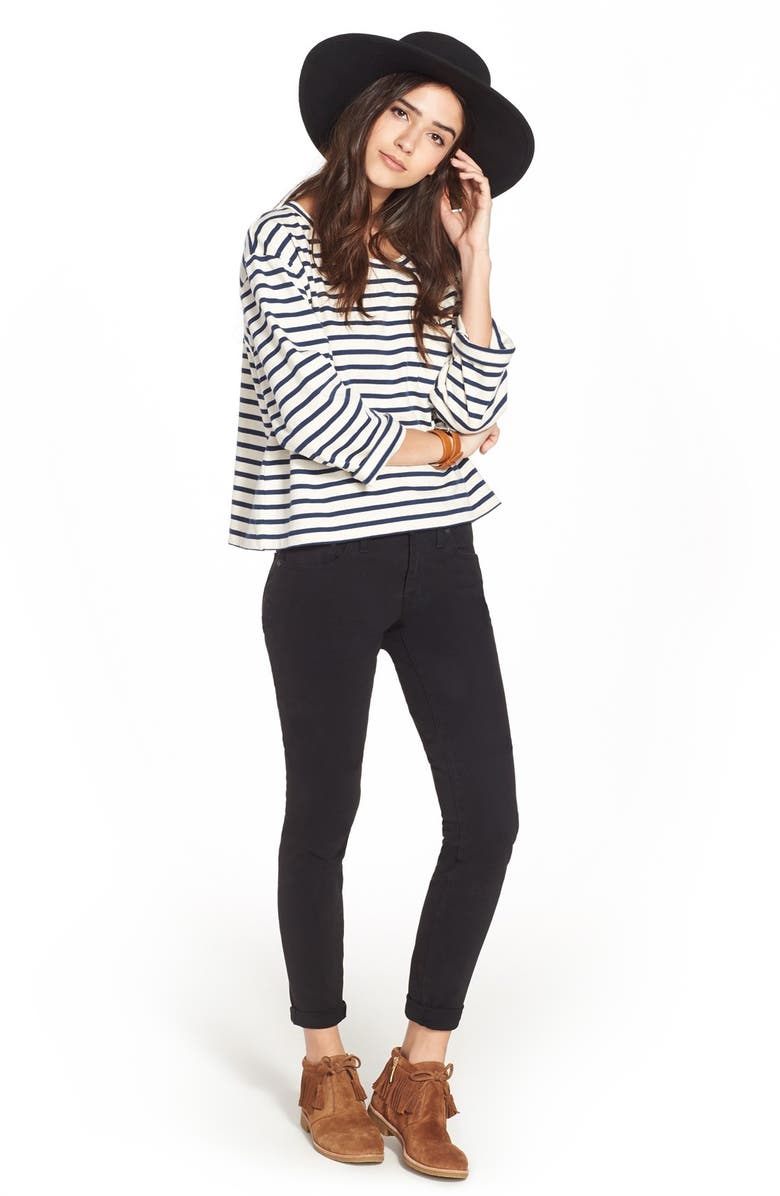 Hinge Flat Brim Wool Hat, Alternate, color,