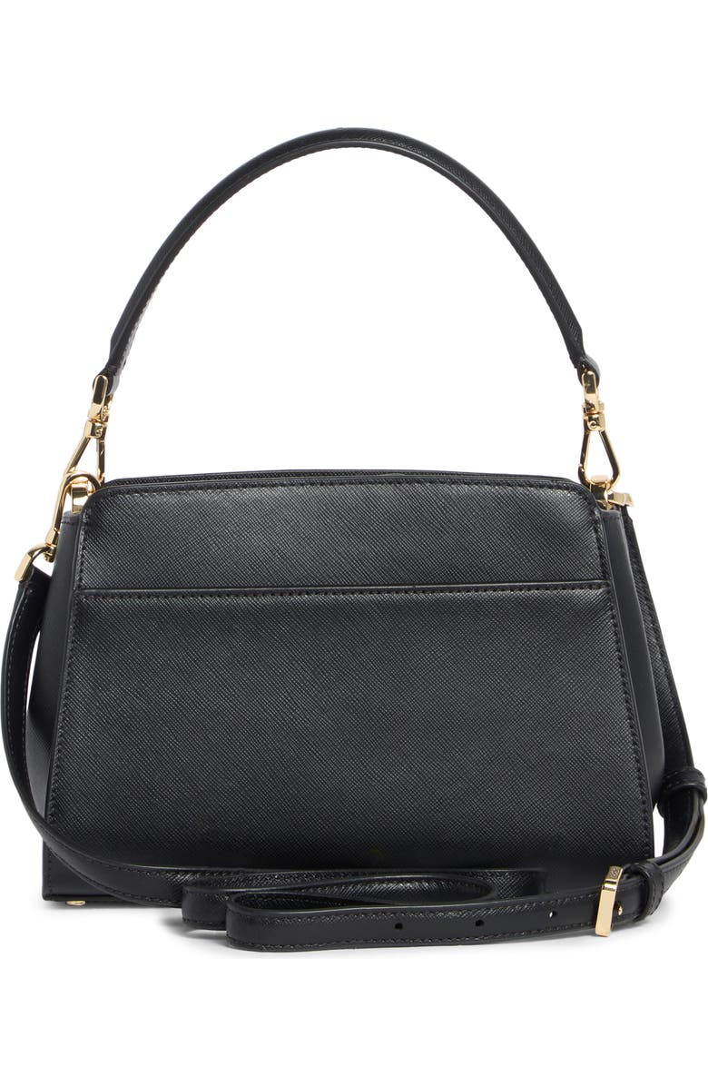 Kate Spade New York madison saffiano leather small satchel, Alternate, color, Black