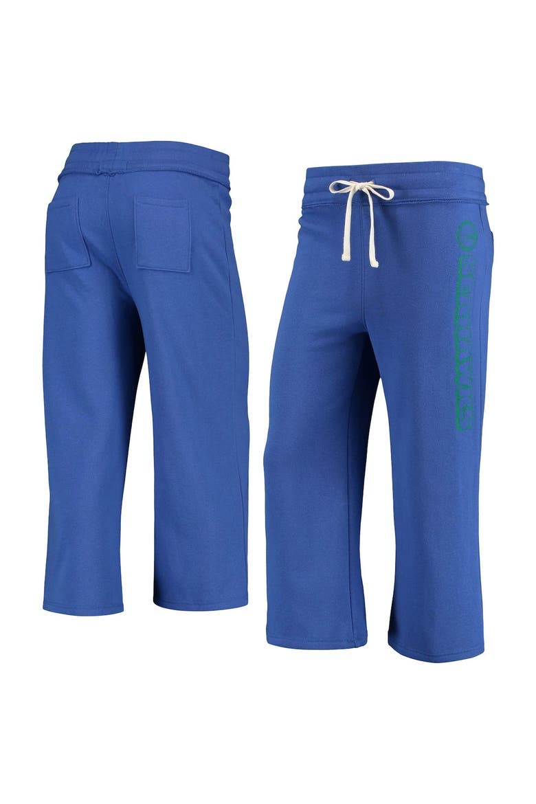 Women's Junk Food Royal Seattle Seahawks Cropped Pants, Main, color, Royal