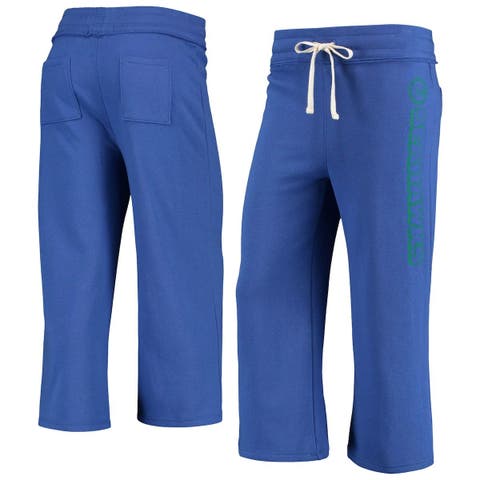 Women's Junk Food Royal Seattle Seahawks Cropped Pants