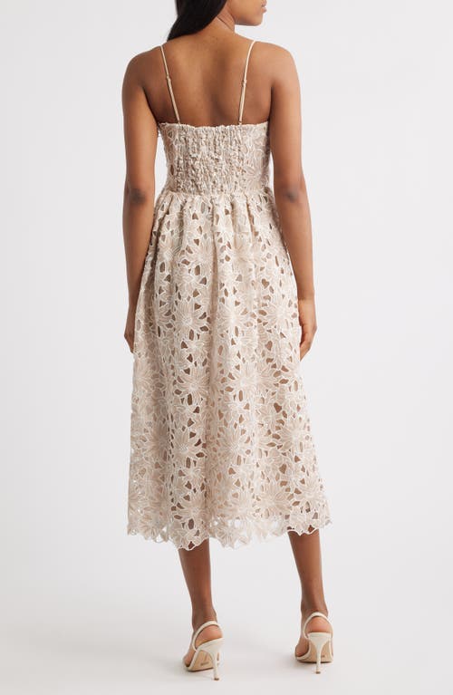 LUCY PARIS LUCY PARIS MONA LACE MIDI DRESS 