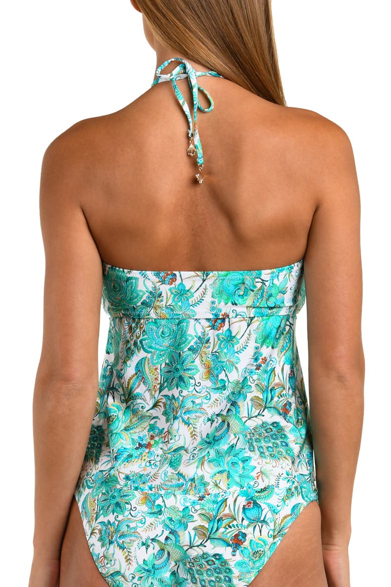 Free Spirit Halter Tankini Top, Alternate, color, BLUE/ GREEN MULTI