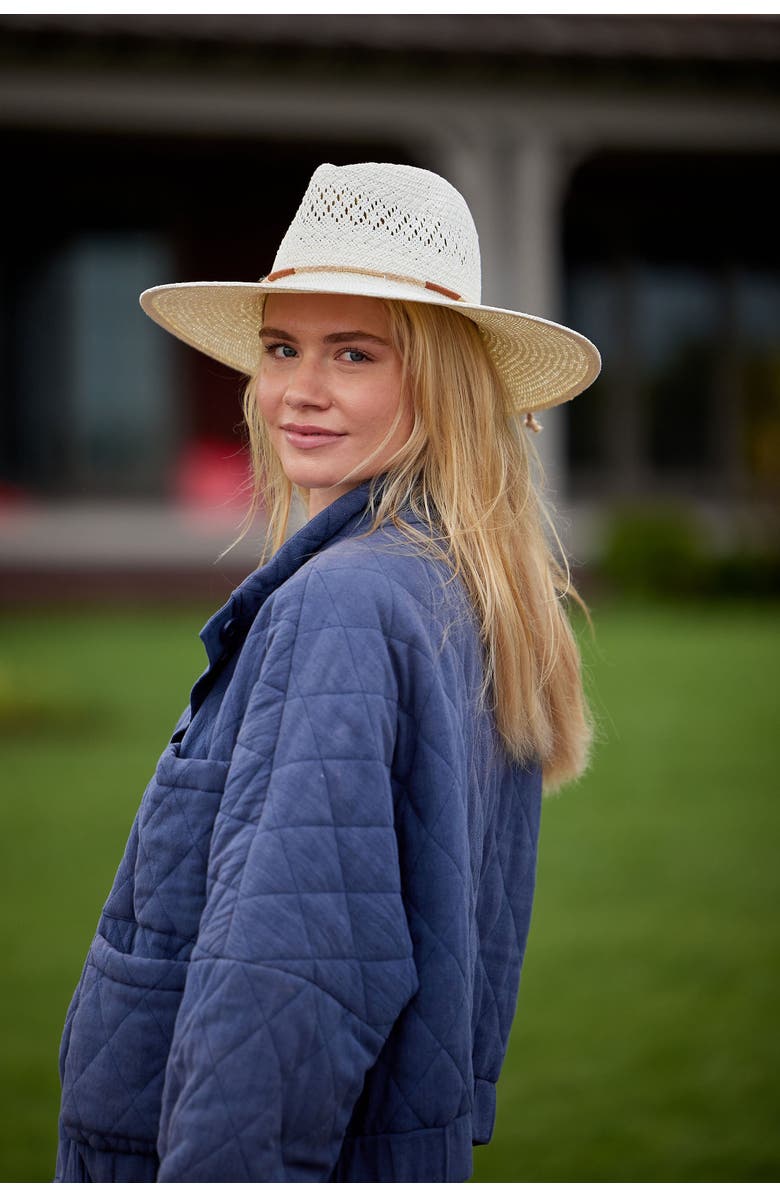 Hat Attack Luxe Packable Sunhat, Alternate, color, Bleach/Jute