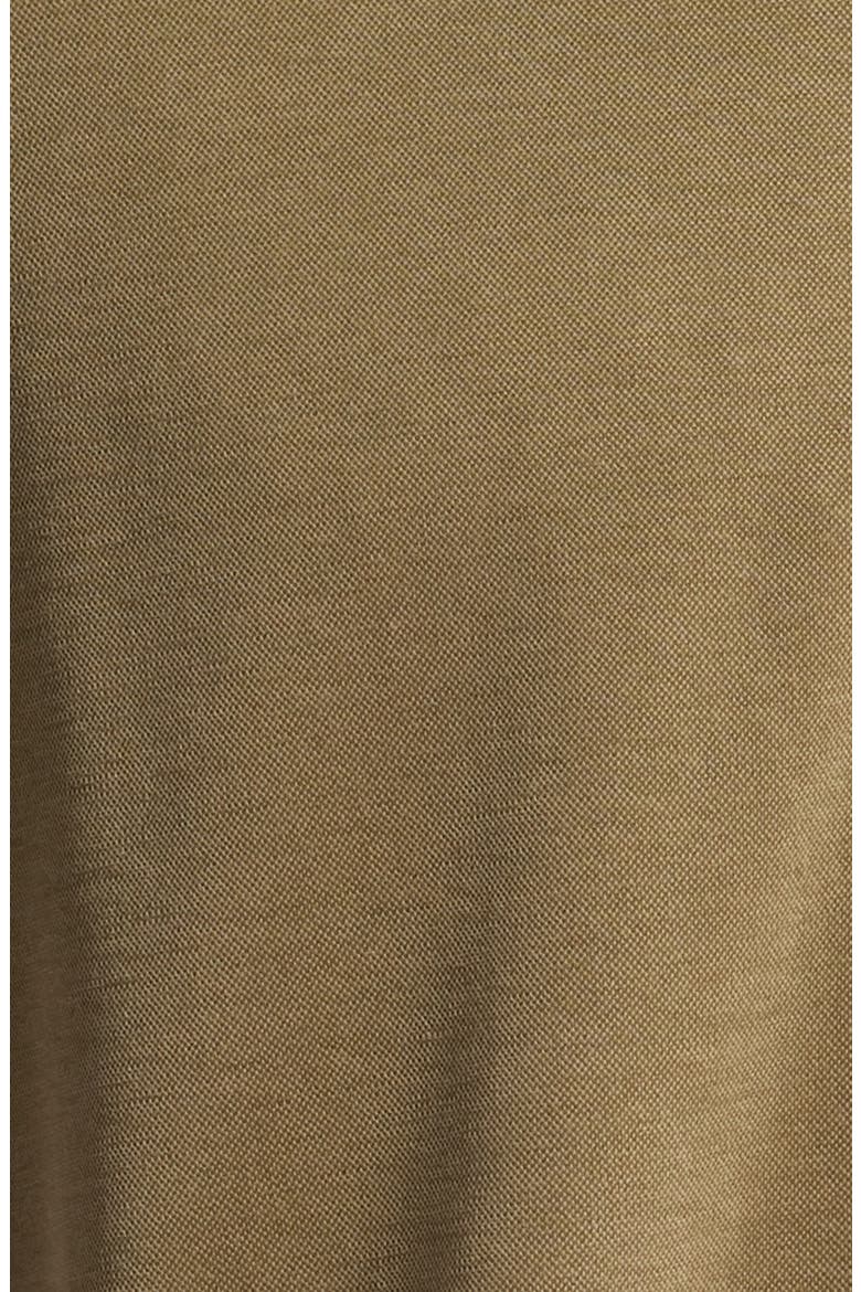 Vintage Wash Bird's Eye Button-Up Shirt, Alternate, color, OLIVE