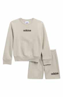 Kids' Fleece Crewneck Sweatshirt & Shorts Set