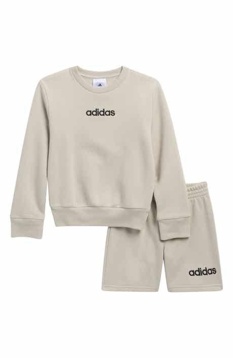 Kids' Fleece Crewneck Sweatshirt & Shorts Set
