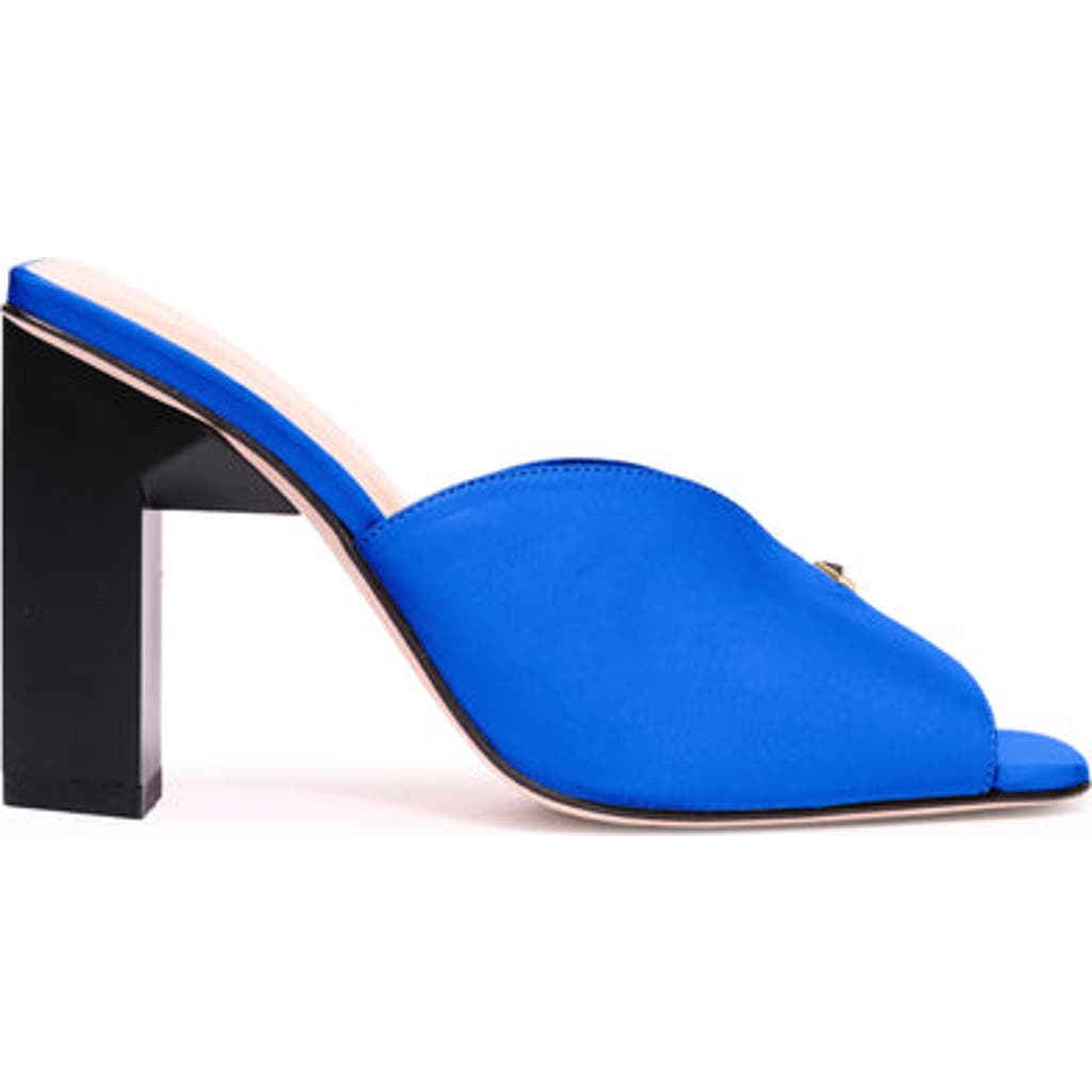 Tiannia Barnes Tiffany Mule Sandals In Blue