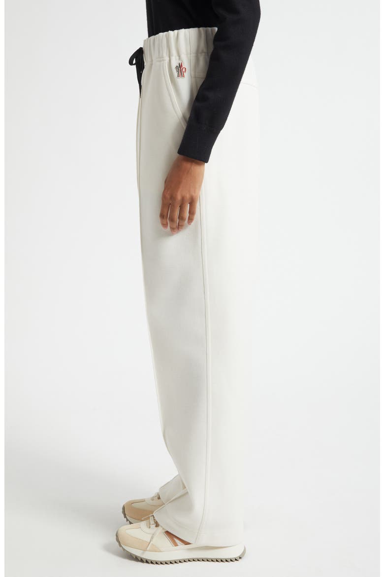 Pintuck Track Pants, Alternate, color, WHITE