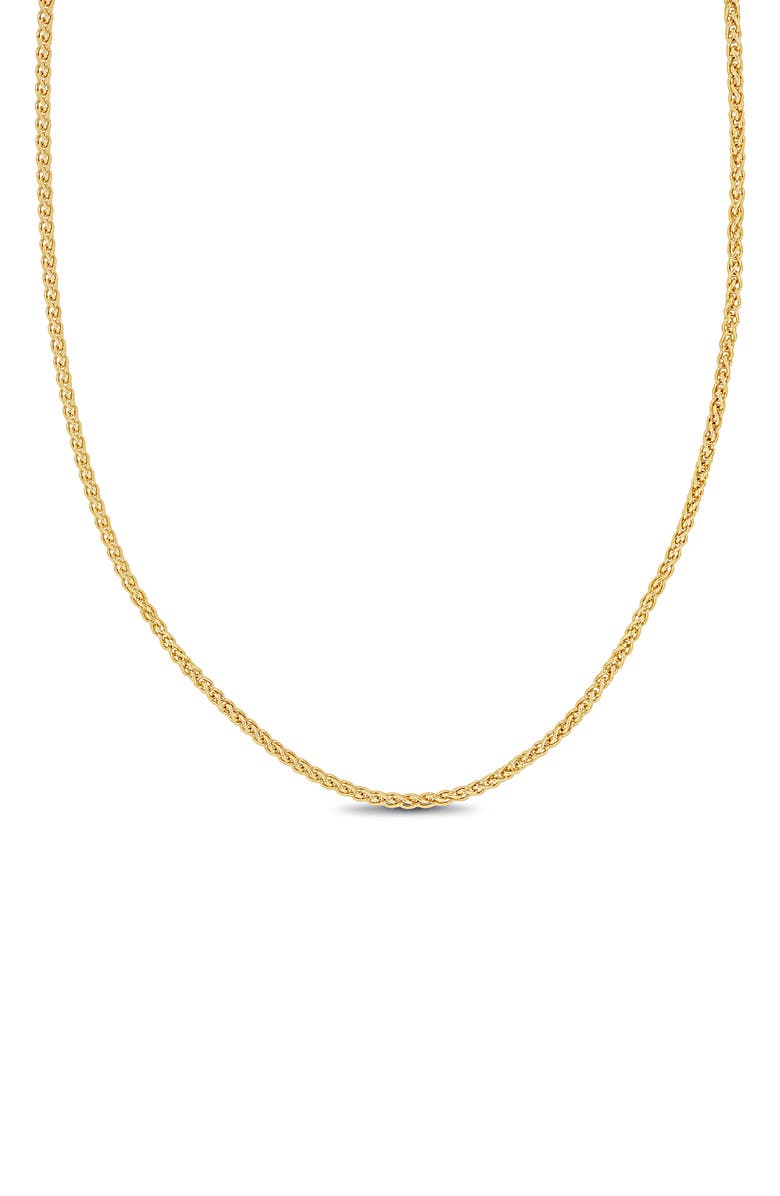 Bony Levy 14K Gold Wheat Chain Necklace, Main, color, 14K Yellow Gold